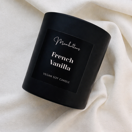 French Vanilla Scented Soy Candle