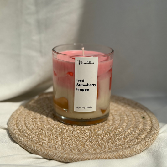 Iced Strawberry Frappuccino Candle