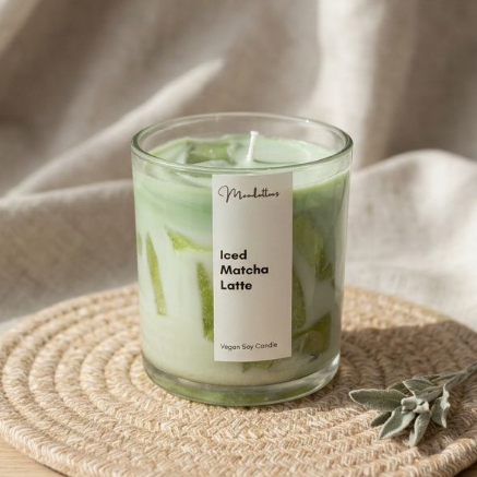 Iced Matcha Latte Candle