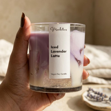 Iced Lavender Latte