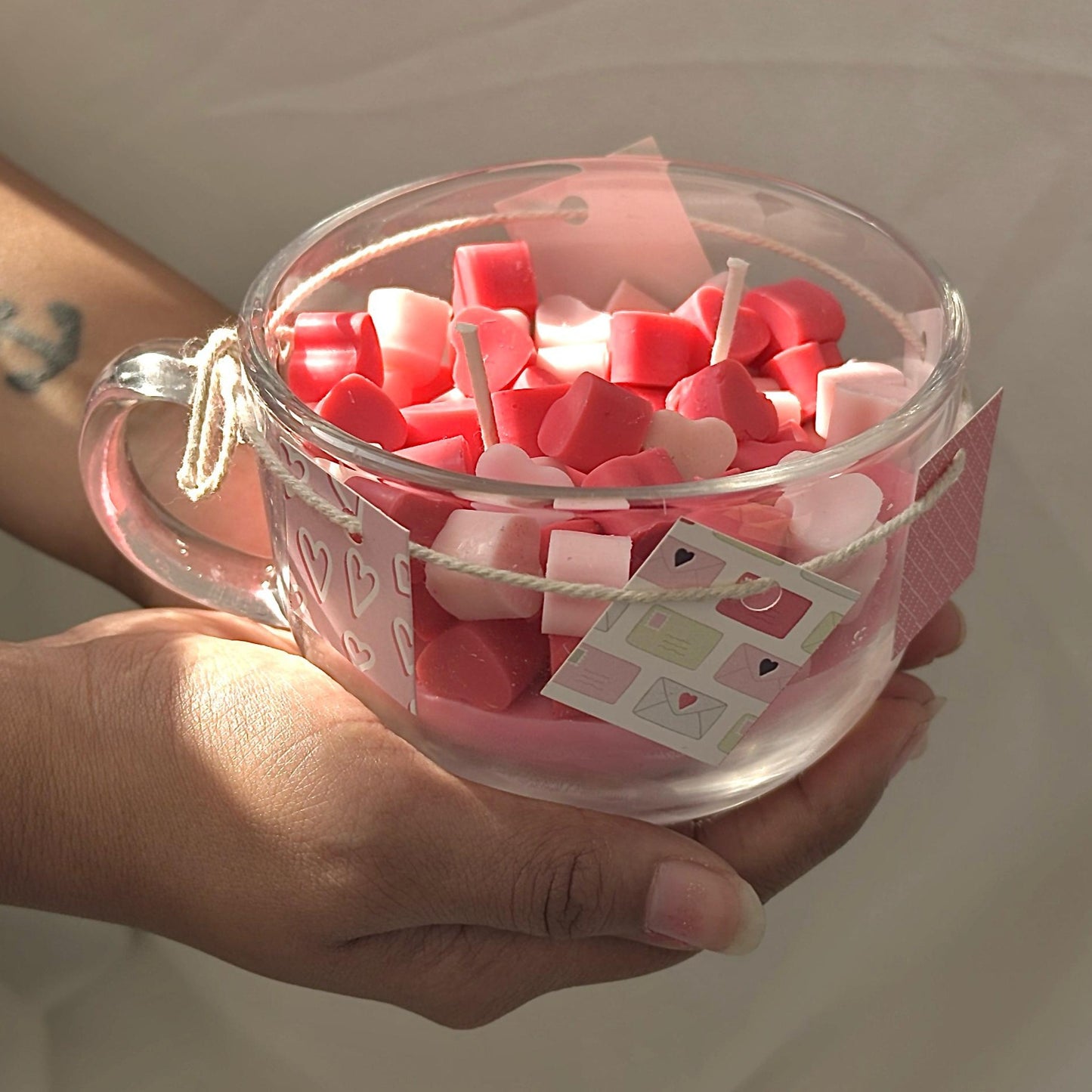 Strawberry Serenade Scented Soy Candle- Cup of Love