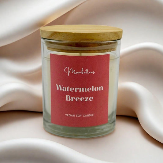 Watermelon Breeze Scented Soy Candle