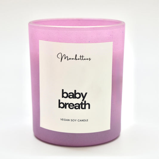 Baby Breath Scented Soy Candle